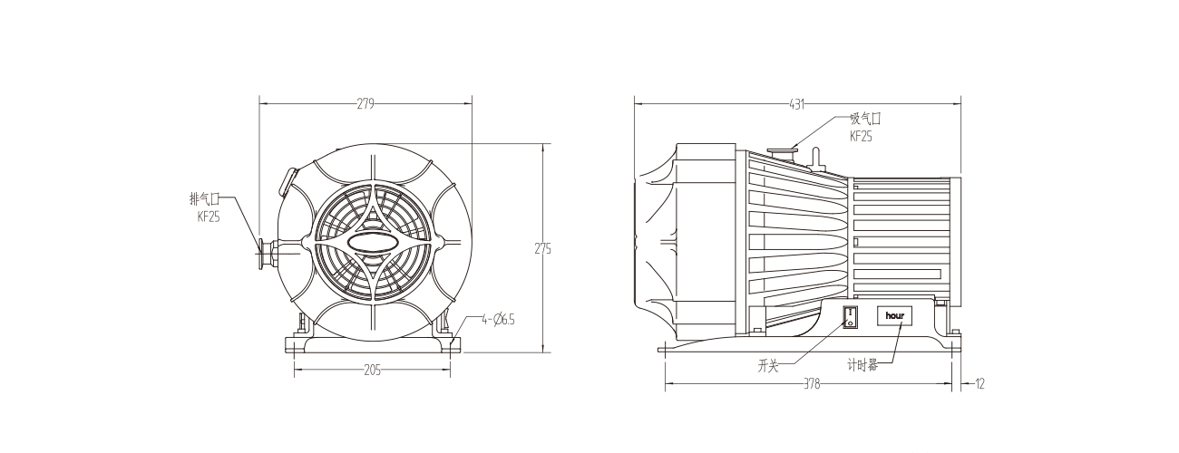 PNK DSL 300渦旋式真空泵 PNK DSL 300渦(wō)旋式真空泵